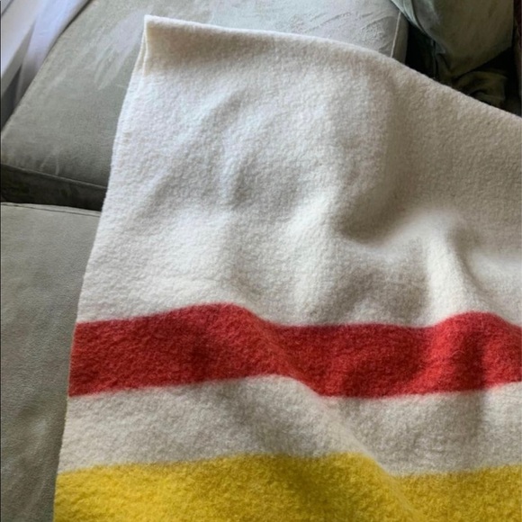 Vintage wool trapper blanket - Picture 5 of 5